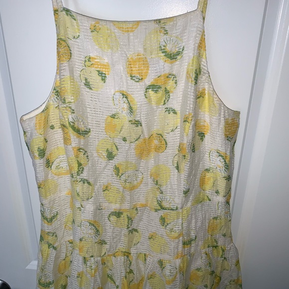 Ann Taylor citrus print dress - Picture 2 of 5